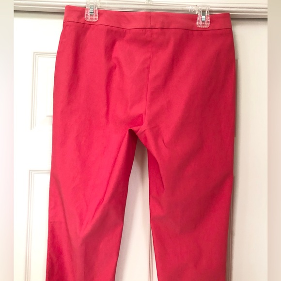 NWT Calvin Klein Coral Skinny Vented Hem Pants - Picture 6 of 16